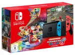 Nintendo Switch + Mario Kart 8 Deluxe ne&scaron;iojama žaidimų konsolė 15,8 cm (6,2 colio) 32 GB jutiklinis ekranas Wi-Fi juoda, mėlyna, raudona