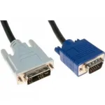 Hypertec 127701-HY vaizdo kabelio adapteris 2 m VGA (D-Sub) DVI juodas
