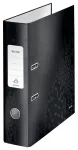 Leitz Lever Arch File 180&deg; WOW POB/Laminuotas A4/80mm, A4, Kartonas, Juoda, 600 lapų, 80 g/m&sup2;, 8 cm