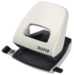 Leitz NeXXt Hole Punch 5008, 2 skylių, 30 lapų, juoda/pilka, metalas/plastikas