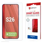 Displex Smart Glass (9H) Samsung Galaxy S26, nedūžtantis, sausas klijavimas