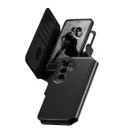 PanzerGlass CARE 2-in-1 piniginės dėklas su Qi belaidžiu įkrovimu, skirtas Samsung Galaxy S26, skaidrus