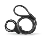 Hama 00178159 dviračio spyna juoda 1200 mm kabelinė spyna