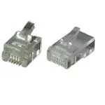 RJ45 UTP Ki&scaron;tukas EFB Elektronik E-MO 8/8 SF Skaidrus