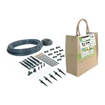 RAINPOINT DIK-05 La&scaron;elinės ir rūko drėkinimo sistema 15 m 1/2 inch 50 emiterių juoda