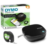 DYMO LetraTag 200B Bluetooth etikečių spausdintuvas | Kompakti&scaron;kas etikečių spausdintuvas | Jungiasi per Bluetooth belaidę technologiją prie iOS ir Android | Įskaitant 1 baltą popierinę etikečių juostą | Juoda