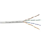 Emiter Net UTP (U/UTP) 5e kategorijos kabelis, 350 MHz, vienagyslis, PVC, pilkas