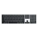 Satechi Slim X3 Bluetooth klaviatūra su skaičių bloku &ndash; sidabrinė