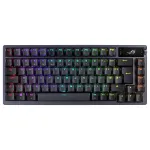ASUS ROG Azoth 75% Hotswap mechaninė klaviatūra, tri-režimė RGB, OLED ekranas, PBT klavi&scaron;ai, NX jungikliai, juoda