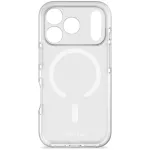 Decoded DropTec Transparent Backcover, skirta iPhone 17 Pro, matinė balta, suderinama su MagSafe