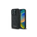 Guess 4G Classic dėklas, skirtas Apple iPhone 16 Pro, juodas