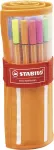 STABILO point 88 Fineliner ra&scaron;iklių rinkinys &ndash; 20 spalvų, 0,4 mm