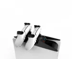 iLike P-5 Dvigubo ir greito įkrovimo stotelė, skirta Sony PlayStation 5 PS5, juoda