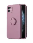 iLike Apple iPhone 14 Pro Max Silicone Ring Case Purple