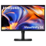 Samsung 27 colių ViewFinity S8 S80HF 5K IPS monitorius su USB-C 90W, reguliuojamu auk&scaron;čiu, HDR400