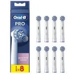 Pakeičiamieji &scaron;epetėlių antgaliai Oral-B EB60-8 &mdash; Sensitive Ultra Thin, pakuotė po 8 vnt.