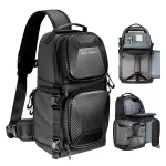 K&F Concept Sling Camera Bag 10L Crossbody DSLR Camera Bag Black KF13.176