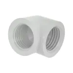 Barrow 90&deg; adapteris G1/4 IG į G1/4 IG TDWT90SN-V2 &mdash; baltas