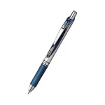 Pentel EnerGel XM įtraukiamas gelinis ra&scaron;iklis - tamsiai mėlynas ra&scaron;alas - ypač plonas 0,35 mm - tamsiai mėlynas korpusas - sidabrinis segtukas