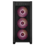 ASUS TUF Gaming GT302 ARGB 90DC00I0-B19000 vidutinio dydžio kompiuterio korpusas, E-ATX, grūdintas stiklas, 4x 120 mm ARGB ventiliatoriai, juodas