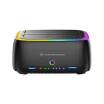 Conceptronic DONN36B 2 vietų SATA HDD/SSD dokų stotelė, USB 3.0, 2x USB-A, juoda