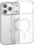 4SMARTS Hybrid Case Ibiza, skirta Apple iPhone 18 Pro Max / 17 Pro Max, MagSafe - permatomas
