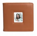 LOVEINSTANT nuotraukų albumas, skirtas Polaroid Go, 36 lapų, 288 nuotraukoms, ruda PU oda