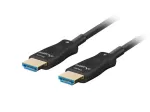 HDMI laidas M/M V2.1 80m 8K juodas optinis AOC LANBERG