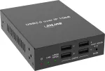 InLine&reg; USB 2.0 Host/Device tinklo prailgintuvas, vienam įrenginiui, RJ45 / SFP