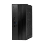 ASRock DeskSlim B760 Mini PC Barebone - Intel B760, LGA1700, DDR4 SO-DIMM, 2x M.2 PCIe Gen4, HDMI 2.1, DP 1.4, VGA, USB-C, Gigabit LAN, 1,92L, juodas