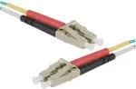 EXERTIS CONNECT HD OM3 LC Duplex &scaron;viesolaidinis komutacinis kabelis, 50/125 &micro;m, akvamarino spalvos, 0,5 m 392720