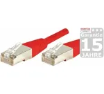 EXERTIS CONNECT Cat5e F/UTP komutacinis kabelis, RJ45, raudonas, 0,3 m 857050
