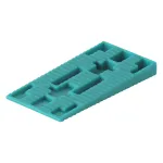 Wolfcraft 6930000 40 tarpiklių plei&scaron;tai