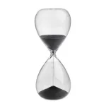 TFA Dostmann smėlio laikrodis Transparent, Anthracite Analog (18.6009.10.90)