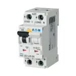Eaton FRBDM-B16/1N/001-G/A diferencialinis automatinis jungiklis RCBO 16A 10mA 1P+N B charakteristika 168251