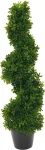 EUROPALMS Spiral Tree dirbtinis augalas, 61 cm, žalias, juodas vazonas 82600009