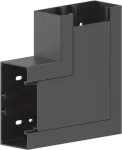 GGK BR 60x130/80-FW plok&scaron;čioji alkūnė 60x130/80 RAL 9005 PVC 18351