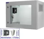RESISTER PRO Aktiv 19 inch tinklo spintelė, IP54/55, stiklinės durys, 9U, 600x400 mm, &scaron;viesiai pilka 99RRA19WV94GG