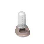STEFANPLAST Chic &scaron;ėrykla/girdykla 0,8 l, &scaron;viesiai pilka