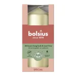 BOLSIUS LED žvakė cilindro formos &Oslash;120x58mm sidabrinė