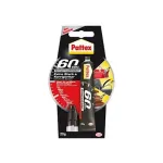 Pattex 60 Seconds Universal Adhesive 20g tūbelė - skaidrūs, FlexTec polimeras, greitas sujungimas medienai, metalui, stiklui, keramikai, odai, gumai, plastikams
