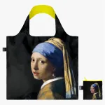 LOQI krep&scaron;ys Johannes Vermeer &ndash; Mergina su perlo auskaru Neon
