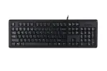 A4Tech KR-92 klaviatūra Universal USB QWERTY angli&scaron;ka Juoda