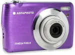 Skaitmeninis fotoaparatas Agfa Photo DC8200 Violetinis + Dėklas + SD 16GB kortelė