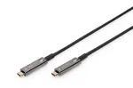DIGITUS USB Type-C - USB Type-C AOC hibridinis &scaron;viesolaidinis kabelis 4K@60Hz USB 3.1 SPEC 15m