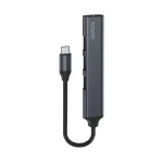 USB 3.0 4 prievadų sąsajų &scaron;akotuvas SAVIO AK-71 su USB-C pagrindiniu prievadu, 5000 Mbit/s, 2 metų garantija