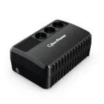 CyberPower BU650EG-FR linijinio interaktyvaus tipo UPS, 650 VA (0,65 kVA) / 360 W, AVR, 3 FR E tipo lizdai