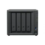 NAS darbalaukio SYNOLOGY DP340 R1600, 16 GB RAM, 32 TB HDD, 4 lizdai, RAID, juodas