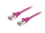 Pataisos laidas Equip Cat.6A S/FTP RJ-45 15 m Violetinis