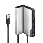 USB &scaron;akotuvas ALOGIC Fusion SWIFT 4-in-1 USB 3.2 Gen 1 Type-A
